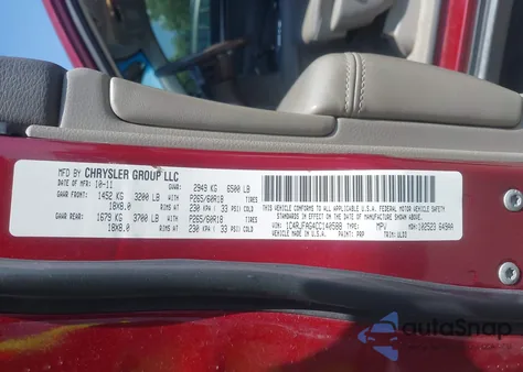 2012 Jeep Grand Cherokee Laredo из США, поврежденный, VIN 1C4RJFAG4CC140588